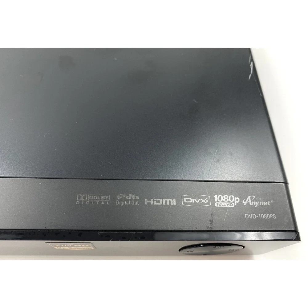 Samsung DVD-1080P8/XAA 1080p DVD Player HDMI Full HD Upscaling No Remote WORKING